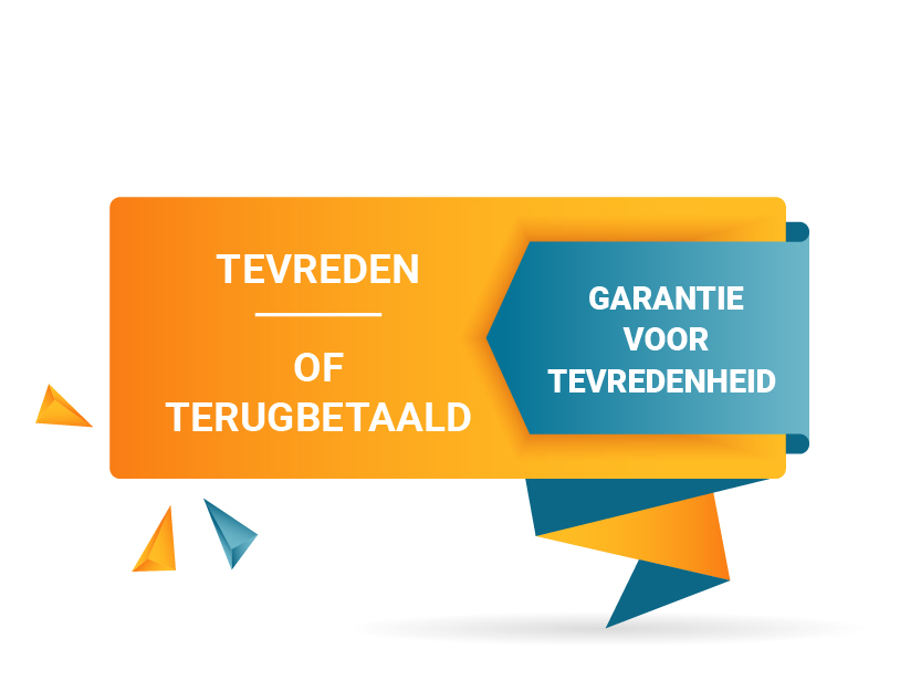 GARANTIE VOOR TEVREDENHEID